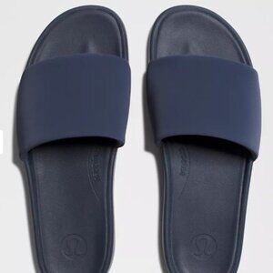 Lululemon Men's Navy Blue Restfeel Slide Size: 7